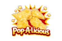 popcorn packets with the name Pop-A-Licious